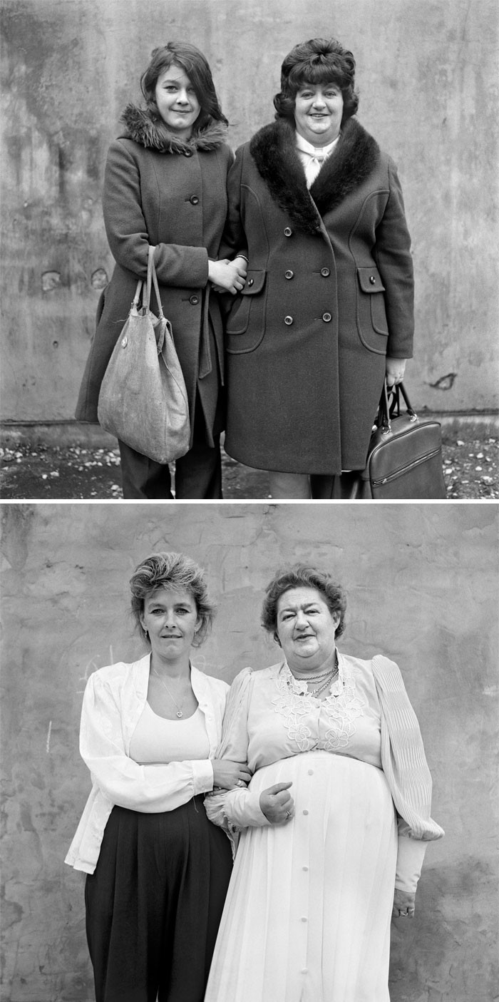 Karen Cubin (sol) Barbara Taylor (sağ), 1974 ve 1995